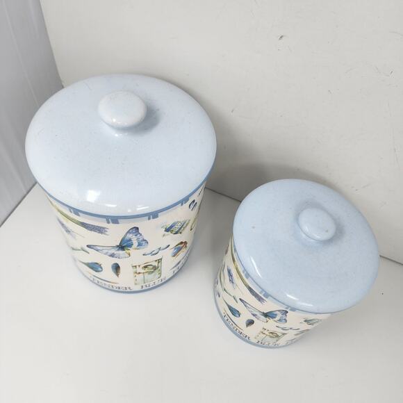 Vintage Marjolein Bastin Butterflies & Birds Kitchen Set - Picture 2 of 9